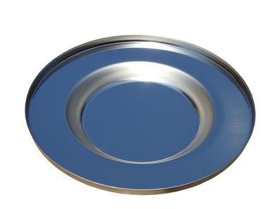 Kroatische Edelstahl V2A Tanjur Grillteller 61 cm für Kotlovina-Metall Ofen