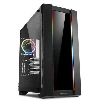 Sharkoon Gehäuse Elite Shark CA200G ATX/E-ATX 1xGlas schwarz