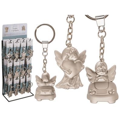 OOTB Metall-Schlüsselanhänger Schutzengel ca. 5 cm