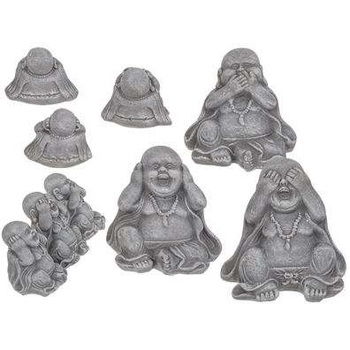 OOTB Sitzende Deko-Figur Buddha (nichts böses sehen