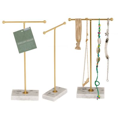 OOTB Goldener Metall-Schmuckhalter T-Form mit