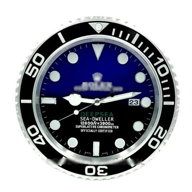 Wanduhr Rolex Sea-Dweller Deepsea Oyster Perpetual 34cm Moderne Luxusuhr