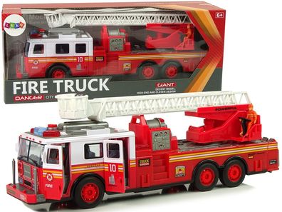 Feuerwehr Reibungsantrieb Lichter Geräusche Leiter Öffnbare Türen