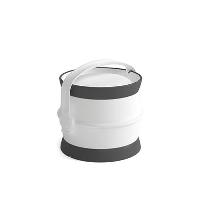 Haustier-Reiseset Pet Life 18,9x17,6x18cm weiß/grau