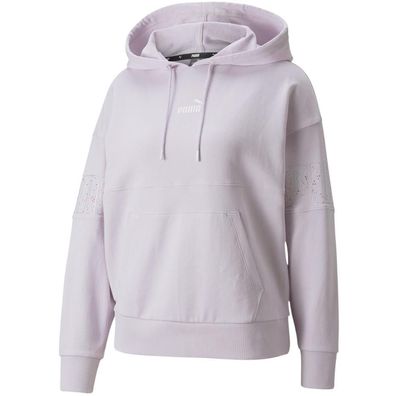 Puma Power Colorblock Stardust Hoo Damen Sweatshirt Lila 848828 73