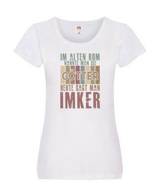 Heute sagt man: Imker | Imkerei Damen Shirt Weiß