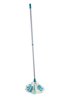 Leifheit Wischmoppbürste mit Teleskopstiel Power Mop 3in1