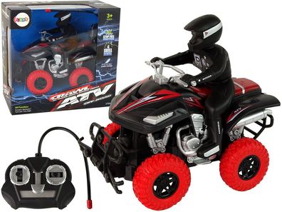 Quad Motor Allrad Offroad + Fahrer 1:18