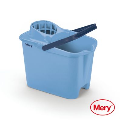 Eimer 14L mit Druckknopf blau