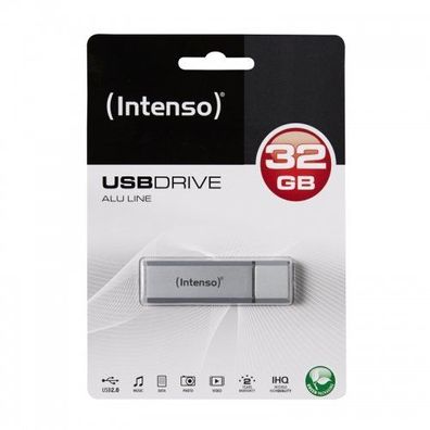 Flash-Laufwerk Intenso MEMORY DRIVE FLASH USB2 32GB/SILBER 3521482