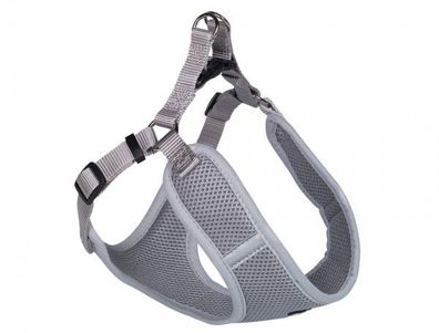 Nobby Hundegeschirr Mesh Reflect grau, XXS