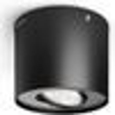 Philips myLiving Phase LED Spot, 4.5W dimmbar, warmweiß, Decken-/Wandmontage, schwarz