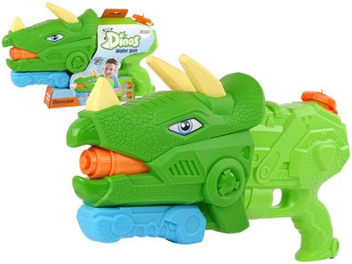 Dinosaurier-Wasserpistole, 1330 ml, Grün, Reichweite 8 m