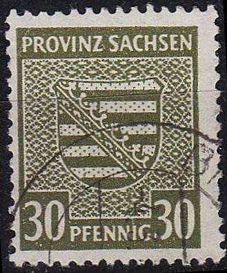Germany Alliiert SBZ [Provinz Sachsen] MiNr 0083 X a ( O/used )