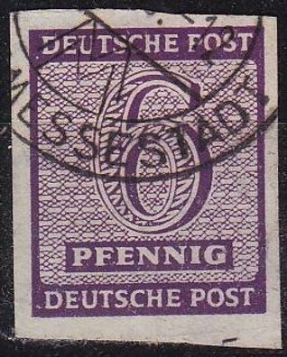 Germany Alliiert SBZ [West-Sachsen] MiNr 0117 X ( O/used )
