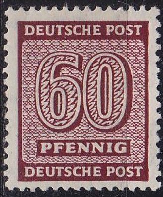 Germany Alliiert SBZ [West-Sachsen] MiNr 0137 X ( * */mnh )
