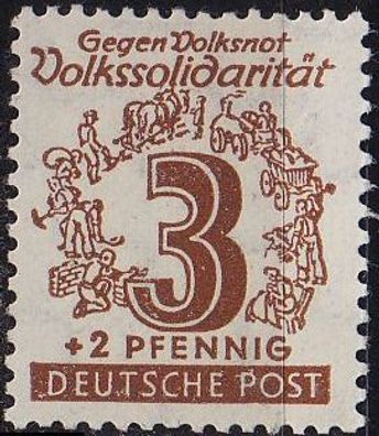 Germany Alliiert SBZ [West-Sachsen] MiNr 0138 ( * */mnh )