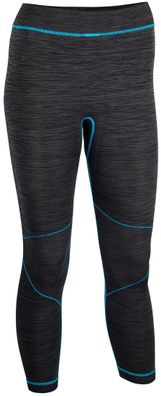 Thermohose für Damen AVENTO 0774 42 Schwarz/Aqua