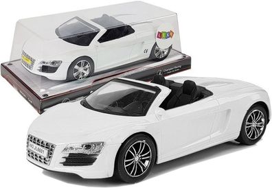 Spielzeugauto mit Zug-Cabriolet Weiß 1:18