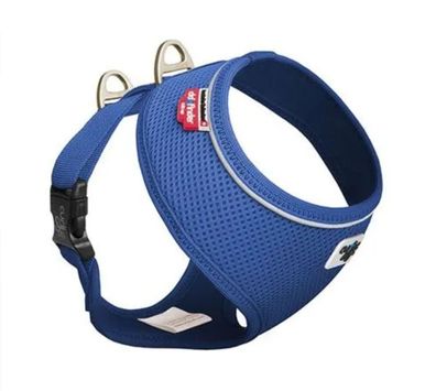 Curli Basic Hundegeschirr Air-Mesh blau, S