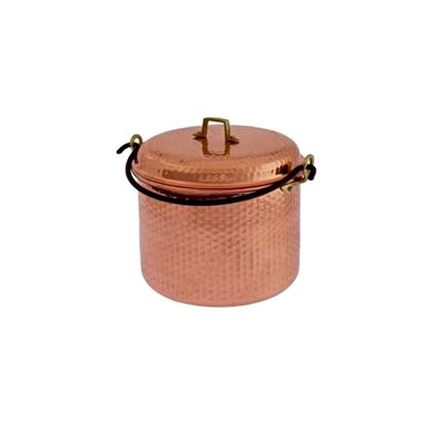 Kupfertopf mit Eisenbogen 28 cm 12 L Bratentopf
