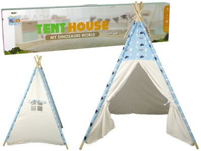 Indianerzelt Tipi Zelt Spielhaus Wolken Wasserdicht