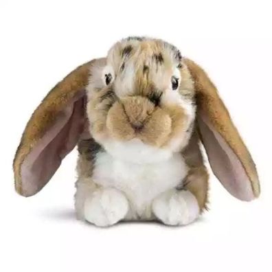 Kaninchen Hase braun Plüschtier Stofftier Kuscheltier Plüsch L=27cm Living Nature NEU