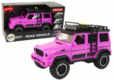 Geländewagen 1:14 Friktionsantrieb Pink
