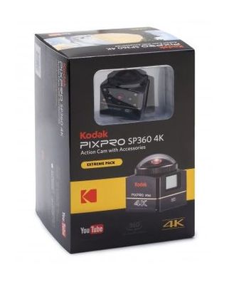 Kodak SP360 4k Extreme Kit Schwarz