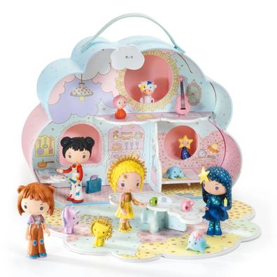 Djeco Kinderspielzeug, Puppenhaus, Dollhouse - Tinyly Sunny Mia Haus