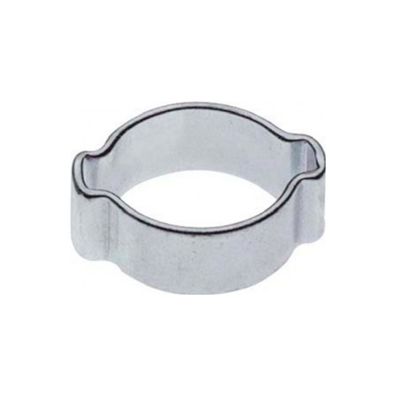 2-Ohr-Schlauchklemmen 4mm, verzinkt, 100 Stück