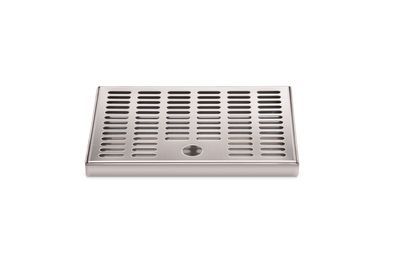 Tropfblech, Abtropfblech, Tropfschale - Edelstahl, 210 x 150 x 20 mm