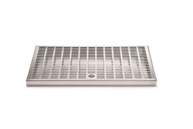 Tropfblech, Abtropfblech, Tropfschale - Edelstahl, 405 x 204 x 28 mm