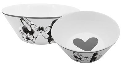 Tasse Mickey Kiss Sketch, Emaille Optik Minnie Mouse Mickey Mouse