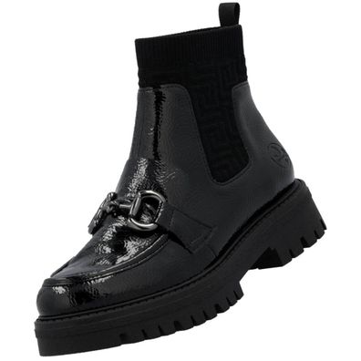Rieker Damen Chelsea Boots Schwarz 47573-00
