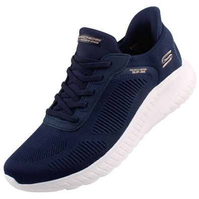 Skechers Slip-Ins Bobs Squad Chaos Current Muse Damen Sneaker Navy 117497-NVY