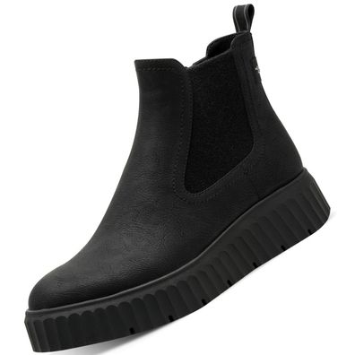Tamaris Damen Chelsea Boots Schwarz 1-25420-45/001