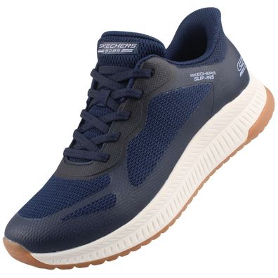 Skechers Slip-Ins Bobs Squad 4 Staple Look Damen Sneaker Navy 117624-NVY