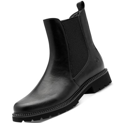 Tamaris Damen Chelsea Boots Schwarz 1-25417-45/001