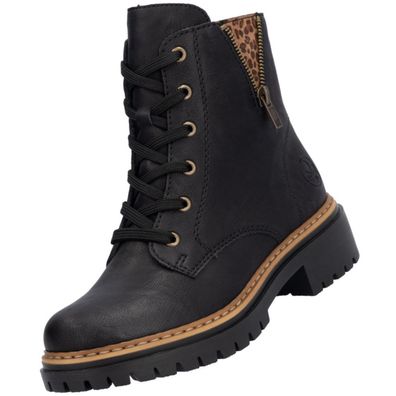 Rieker Damen Stiefelette Schwarz 72617-00