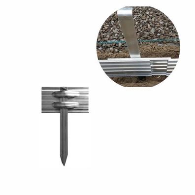 Erdanker Set für Green Universe Rasenkante 10cm Höhe Bodenanker Erdnägel