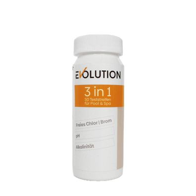 Teststreifen Chlor pH Alkalinität 50 Stück Schwimmbad Pool Messwert Messung