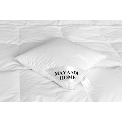 HS112 Kopfkissen 45x45cm Federn Natur Kissen Füllung 100% Gänsefedern 600 Gramm