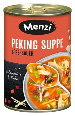 Menzi Peking Suppe 400ml Dose süßlich-scharf glutenfrei lactosefrei tafelfertig