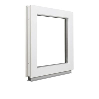Kunststofffenster Festverglasung (FiB) - 2 fach - Breite: 60-75 cm - weiß - Premium