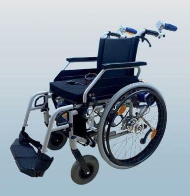 AAT Alber V-MAX Brems- & Schiebehilfe im Set mit Rollstuhl • SB 43 cm
