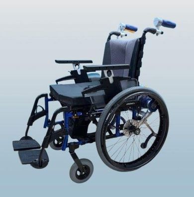 AAT Alber V-MAX Brems- & Schiebehilfe im Set mit Rollstuhl • SB 47 cm