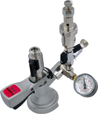 Füllzapfkopf zum Befüllen von KEG-Bierfässern, Ausführung KOEPI Füllzapfkopf