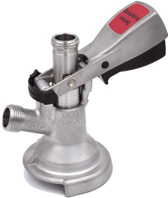 Flach Zapfkopf, Keg Anschluss - Micro-Matic, Reihenschaltung (CNS)
