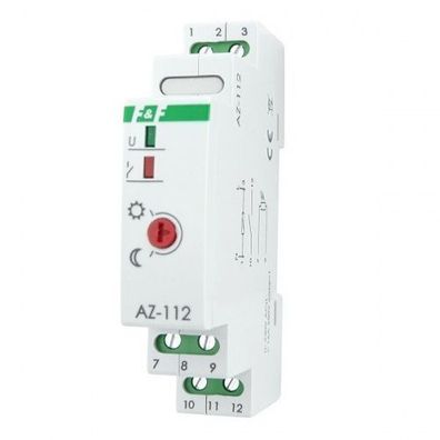 Dämmerungsschalter mit hermetische Sonde ß10 Dämmerungssensor F&F AZ-112